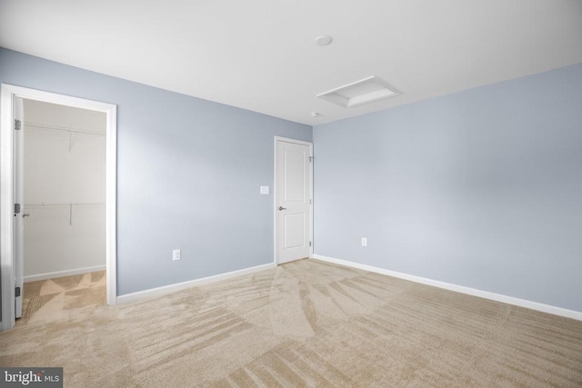 6056 Greenspring Rd, Fredericksburg, VA 22407 - carpeted spare room featuring attic access and baseboards
