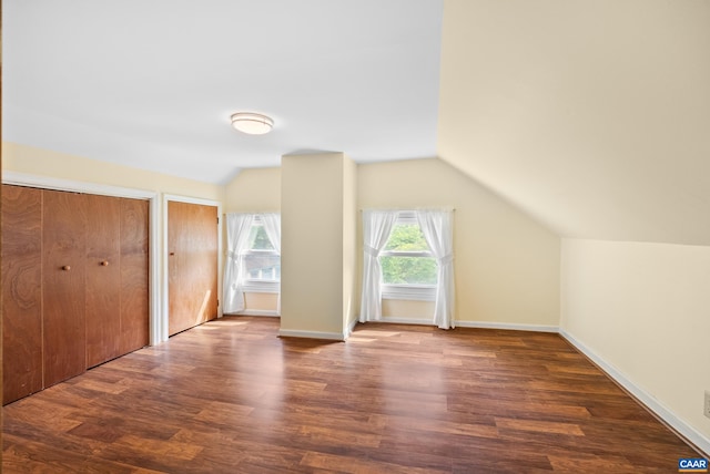 687 Gidsville Rd, Amherst, VA 24521 - bonus room featuring vaulted ceiling, wood finished floors, and baseboards