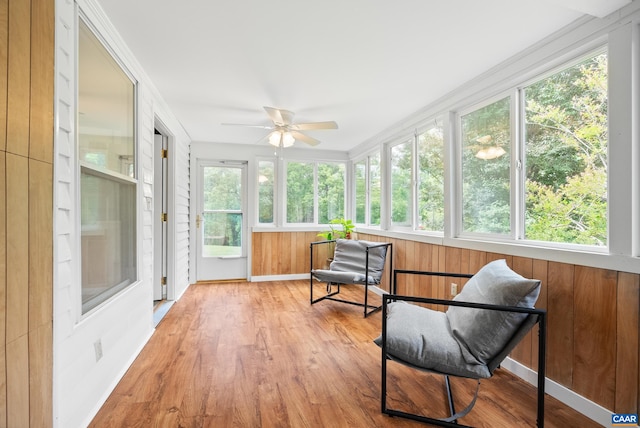 687 Gidsville Rd, Amherst, VA 24521 - sunroom with plenty of natural light, wood finished floors, and baseboards