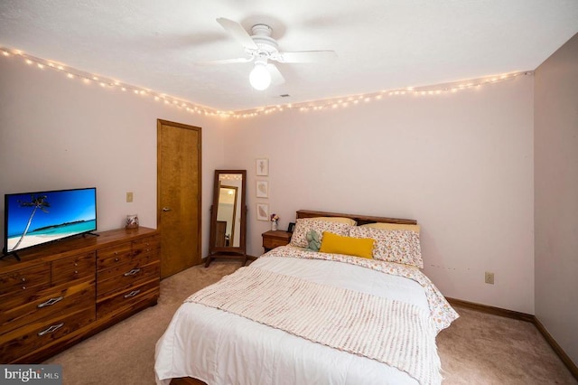 127 Gold Rush Dr, Locust Grove, VA 22508 - bedroom featuring light carpet and ceiling fan