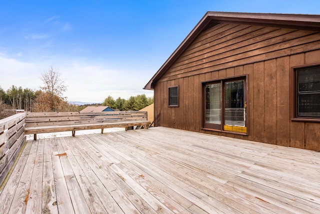 view of deck