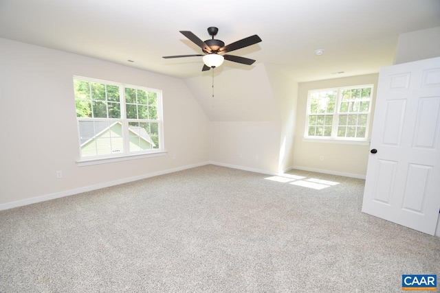 560 Amick Rd Amick B, Unit Amick B, Louisa, VA 23093 - additional living space featuring baseboards, carpet flooring, ceiling fan, and plenty of natural light
