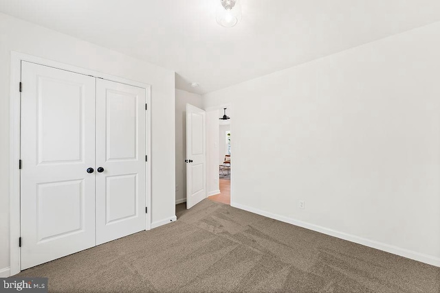 5903 Stubbs Bridge Rd, Mineral, VA 23117 - unfurnished bedroom with carpet flooring, baseboards, and a closet