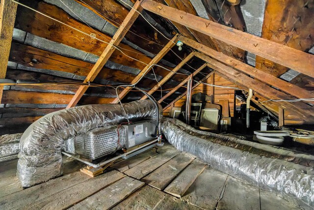887 Natural Chimneys Rd, Mount Solon, VA 22843 - view of unfinished attic