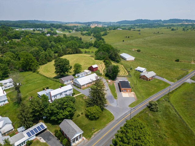 887 Natural Chimneys Rd, Mount Solon, VA 22843 - aerial view of property's location with rural landscape