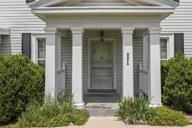 887 Natural Chimneys Rd, Mount Solon, VA 22843 - view of doorway to property