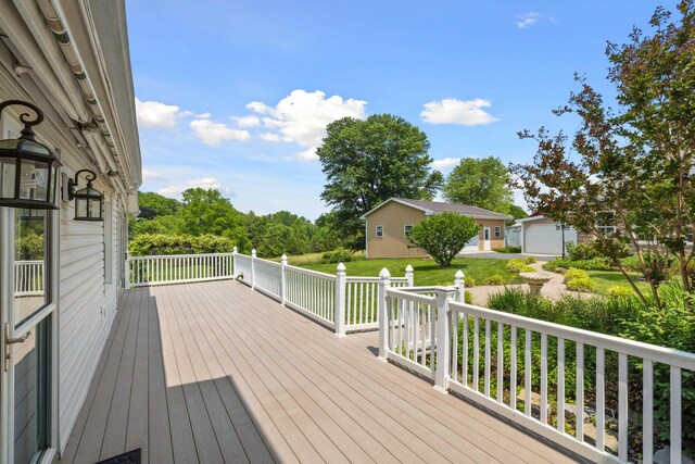 887 Natural Chimneys Rd, Mount Solon, VA 22843 - view of deck