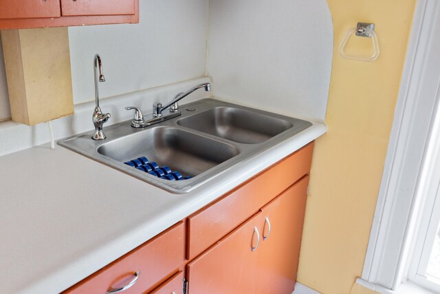 887 Natural Chimneys Rd, Mount Solon, VA 22843 - kitchen with a sink and light countertops