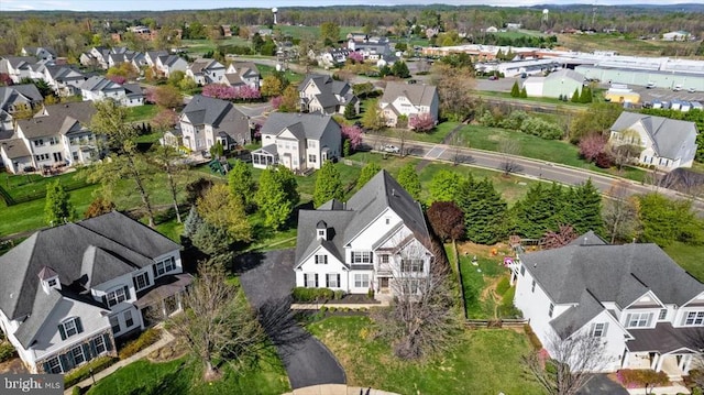  - aerial perspective of suburban area