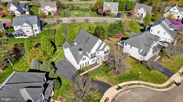  - aerial perspective of suburban area