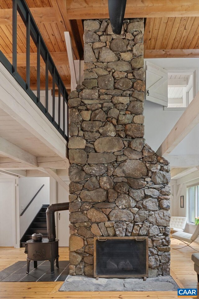 5875 Burnett Ln, Advance Mills, VA 22968 - detailed view of wood finished floors