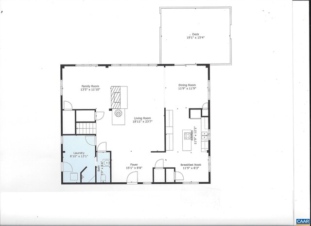 5875 Burnett Ln, Advance Mills, VA 22968 - living area featuring hardwood / wood-style floors
