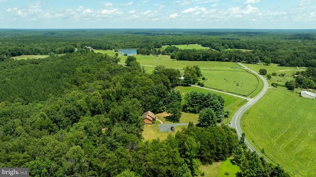 3716 Martin Kings Rd, Charlottesville, VA 22902 - aerial view of sparsely populated area featuring a forest