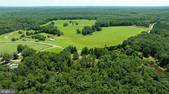 3716 Martin Kings Rd, Charlottesville, VA 22902 - drone / aerial view of a heavily wooded area