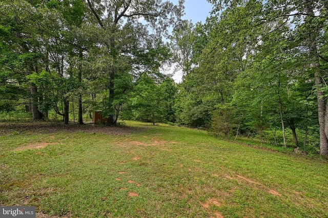 3716 Martin Kings Rd, Charlottesville, VA 22902 - view of grassy yard featuring a wooded view