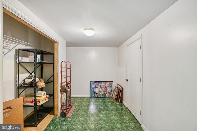 3716 Martin Kings Rd, Charlottesville, VA 22902 - hallway featuring tile patterned floors and baseboards
