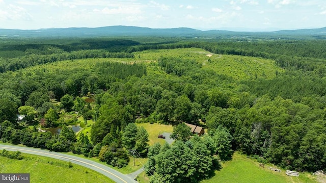 3716 Martin Kings Rd, Charlottesville, VA 22902 - bird's eye view of a heavily wooded area and mountains