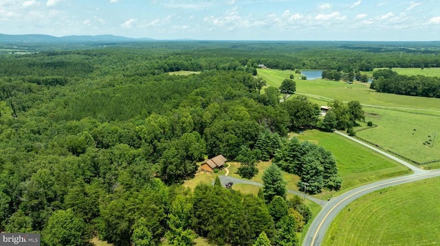 3716 Martin Kings Rd, Charlottesville, VA 22902 - aerial view of sparsely populated area featuring a forest