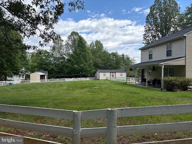 319 Fox Hunters Ln, Madison, VA 22727 - view of yard with a patio