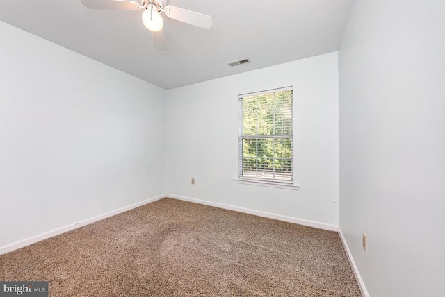 319 Fox Hunters Ln, Madison, VA 22727 - spare room with carpet flooring, baseboards, and ceiling fan
