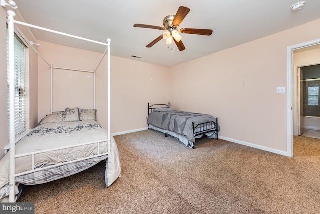 319 Fox Hunters Ln, Madison, VA 22727 - carpeted bedroom with baseboards and a ceiling fan