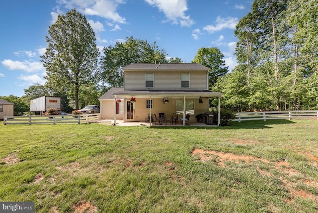 319 Fox Hunters Ln, Madison, VA 22727 - rear view of property with a patio area