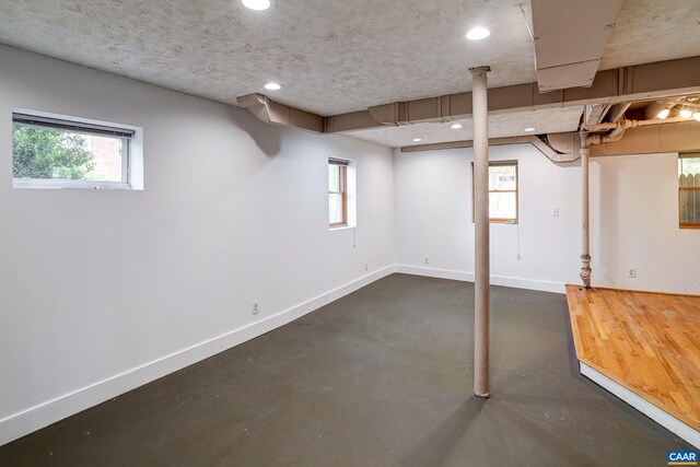 807 Hillcrest Rd, Charlottesville, VA 22903 - basement with baseboards, recessed lighting, and healthy amount of natural light
