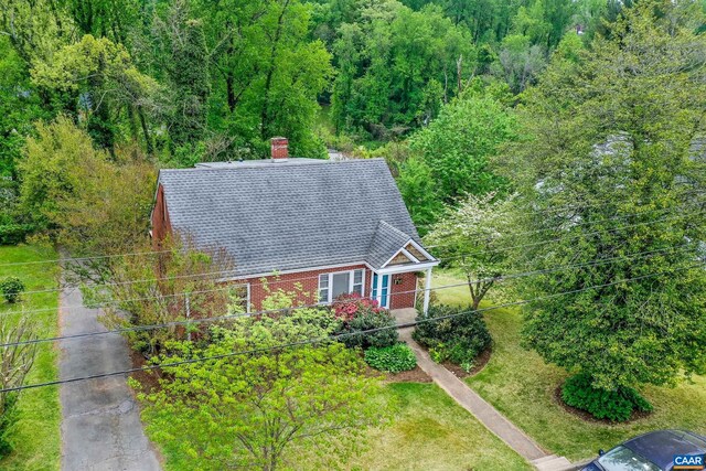 807 Hillcrest Rd, Charlottesville, VA 22903 - view of subject property with a forest