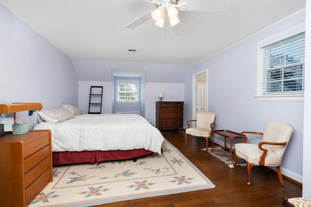 1204 Westmoreland Dr, Staunton, VA 24401 - bedroom featuring wood finished floors, a ceiling fan, baseboards, and ornamental molding