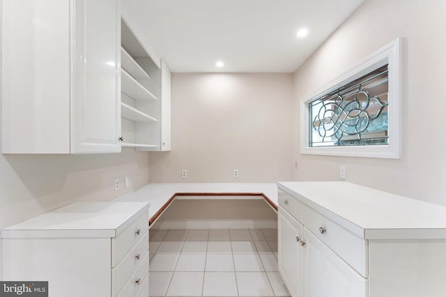 8300 Falcon Glen Rd, Warrenton, VA 20186 - interior space with baseboards, light tile patterned flooring, and recessed lighting