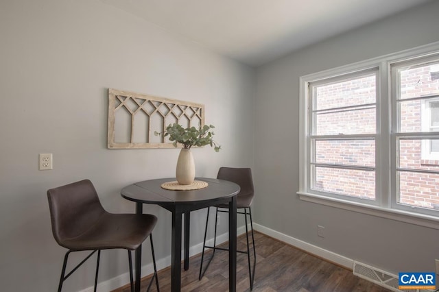238 Old Lynchburg Rd, Charlottesville, VA 22903 - dining room featuring baseboards and dark wood finished floors