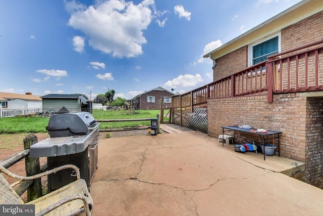 526 Azalea St, Culpeper, VA 22701 - view of patio / terrace with a grill