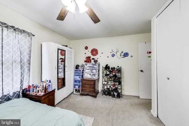 526 Azalea St, Culpeper, VA 22701 - carpeted bedroom featuring ceiling fan and baseboards