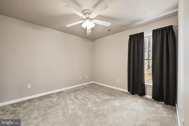 203 Birdie Rd, Locust Grove, VA 22508 - carpeted empty room featuring ceiling fan and baseboards