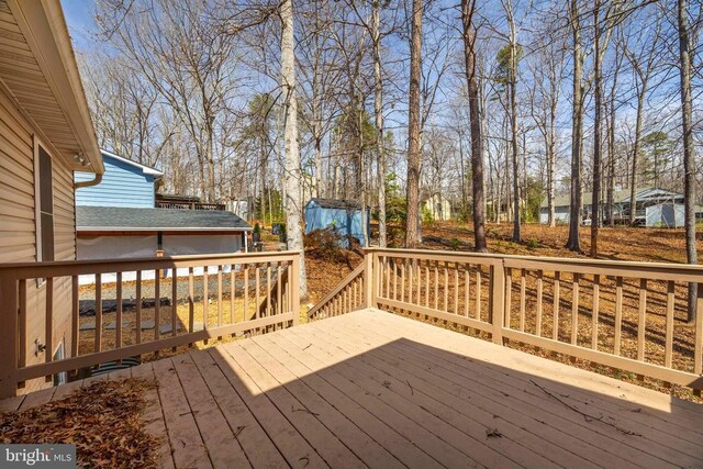 203 Birdie Rd, Locust Grove, VA 22508 - view of deck