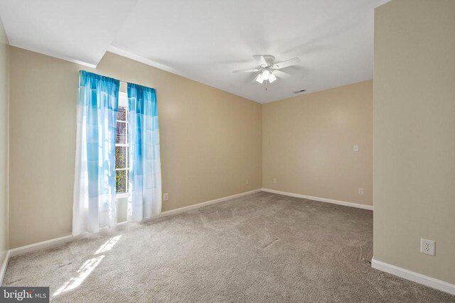 203 Birdie Rd, Locust Grove, VA 22508 - carpeted spare room with a ceiling fan and baseboards