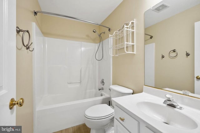 203 Birdie Rd, Locust Grove, VA 22508 - bathroom featuring toilet, vanity, and  shower combination