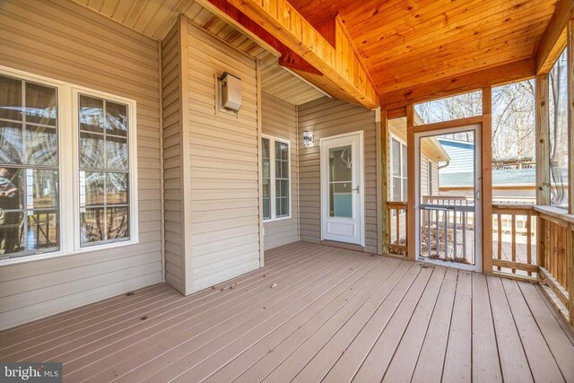 203 Birdie Rd, Locust Grove, VA 22508 - view of unfurnished sunroom