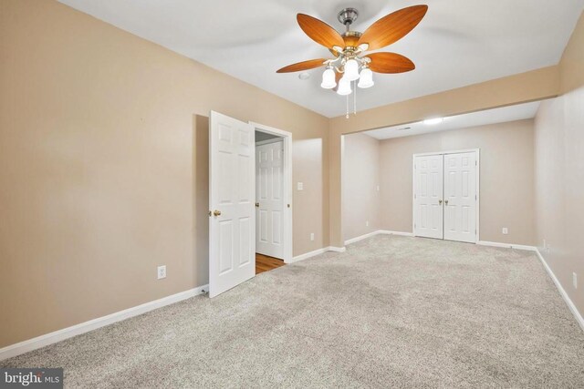 203 Birdie Rd, Locust Grove, VA 22508 - carpeted empty room featuring ceiling fan and baseboards