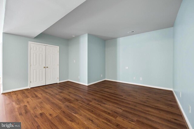203 Birdie Rd, Locust Grove, VA 22508 - below grade area with wood finished floors and baseboards