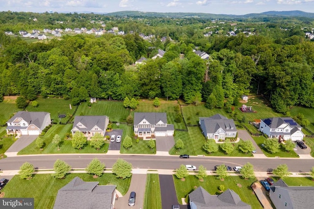  - aerial perspective of suburban area