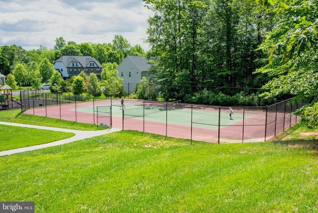  - view of tennis court