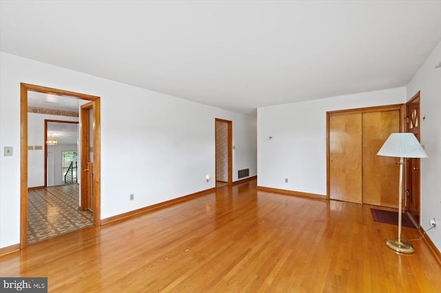 5524 Hickory Ridge Rd, Spotsylvania, VA 22551 - spare room featuring light wood-type flooring and baseboards