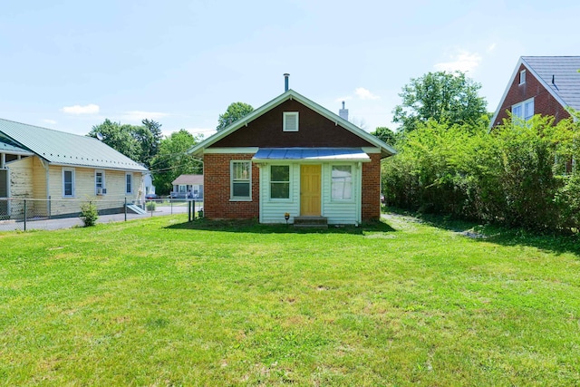 126 Park Blvd, Staunton, VA 24401 - rear view of house featuring brick siding and entry steps