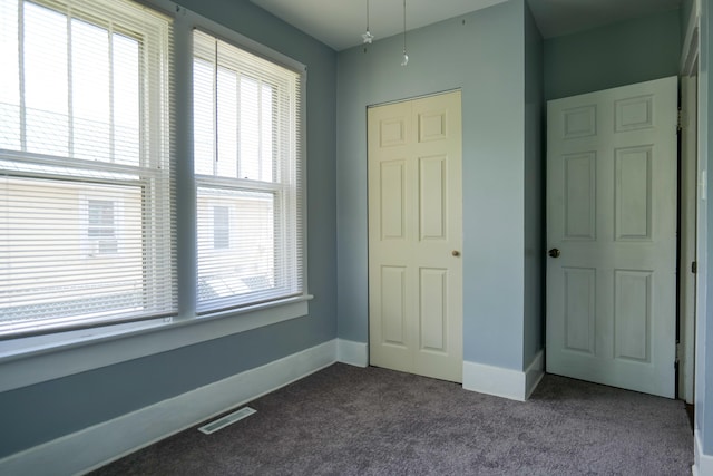 126 Park Blvd, Staunton, VA 24401 - unfurnished bedroom with dark colored carpet and baseboards