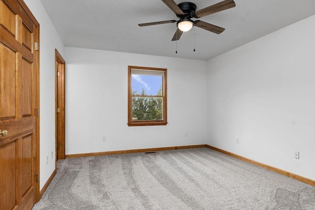 163 Valley View Ave, Mount Sidney, VA 24467 - unfurnished bedroom featuring carpet, baseboards, and ceiling fan