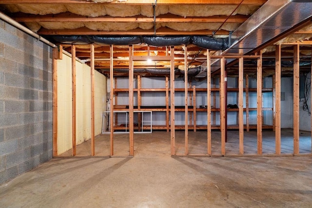 163 Valley View Ave, Mount Sidney, VA 24467 - view of unfinished basement