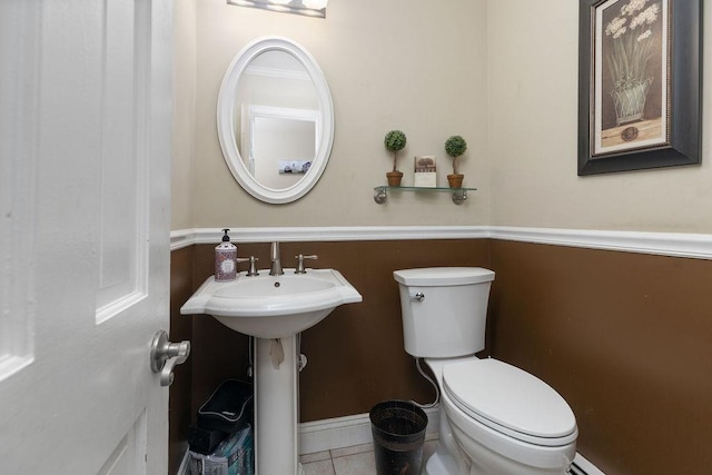935 Glenwood Blvd, Waynesboro, VA 22980 - half bathroom featuring toilet and tile patterned floors
