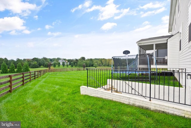 11405 Owls Nest Ct, Spotsylvania, VA 22551 - view of yard with a sunroom