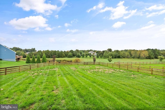 11405 Owls Nest Ct, Spotsylvania, VA 22551 - view of yard featuring a view of countryside